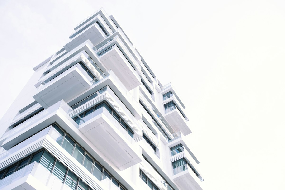 Immeuble résidentiel moderne, illustration des SCPI